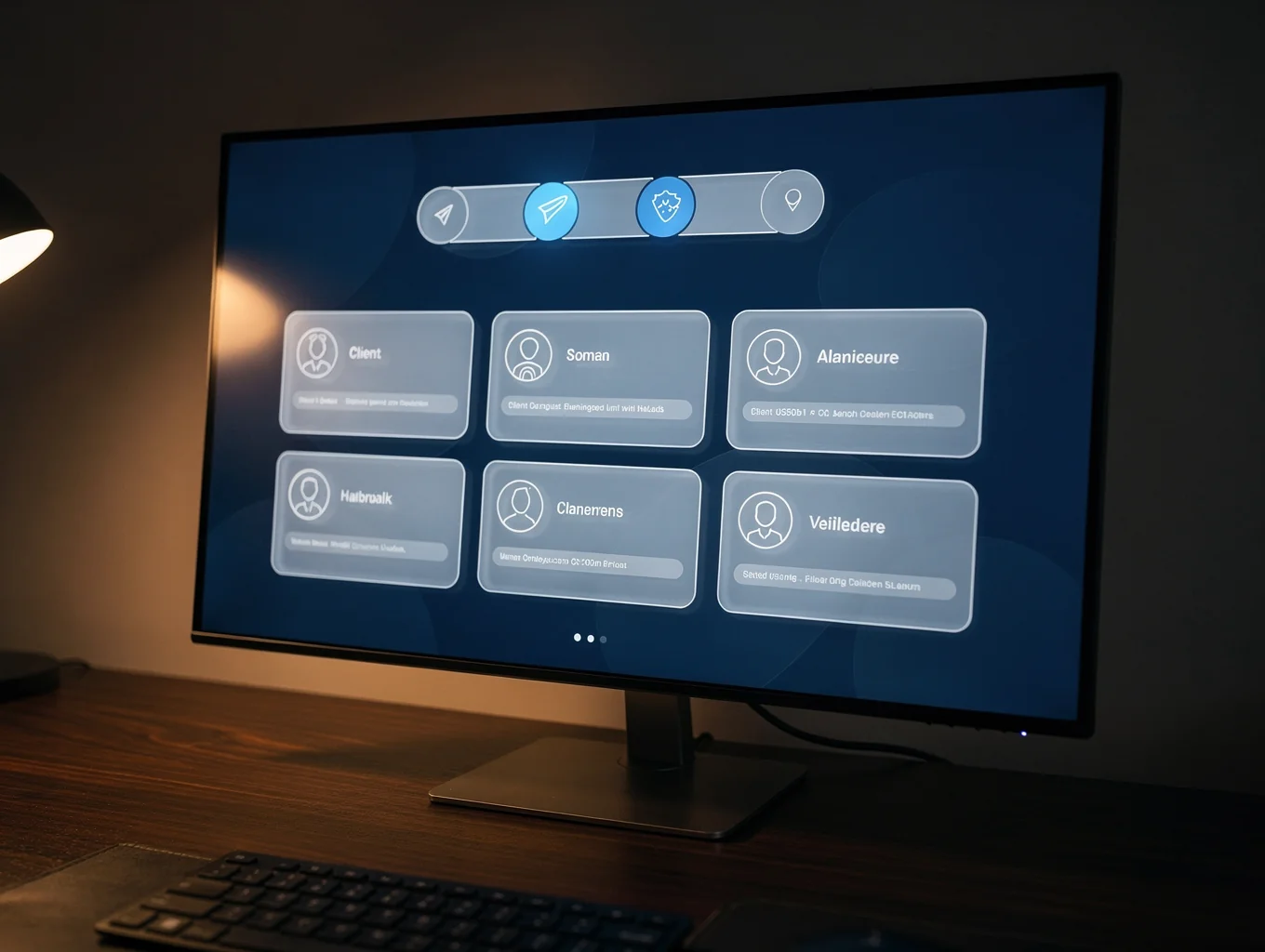 Enterprise client portal interface
